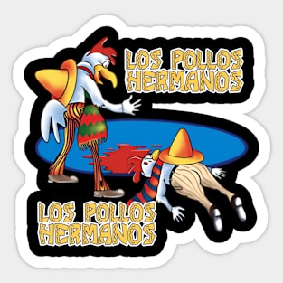 Los Pollos Hermanos Cartoons Sticker